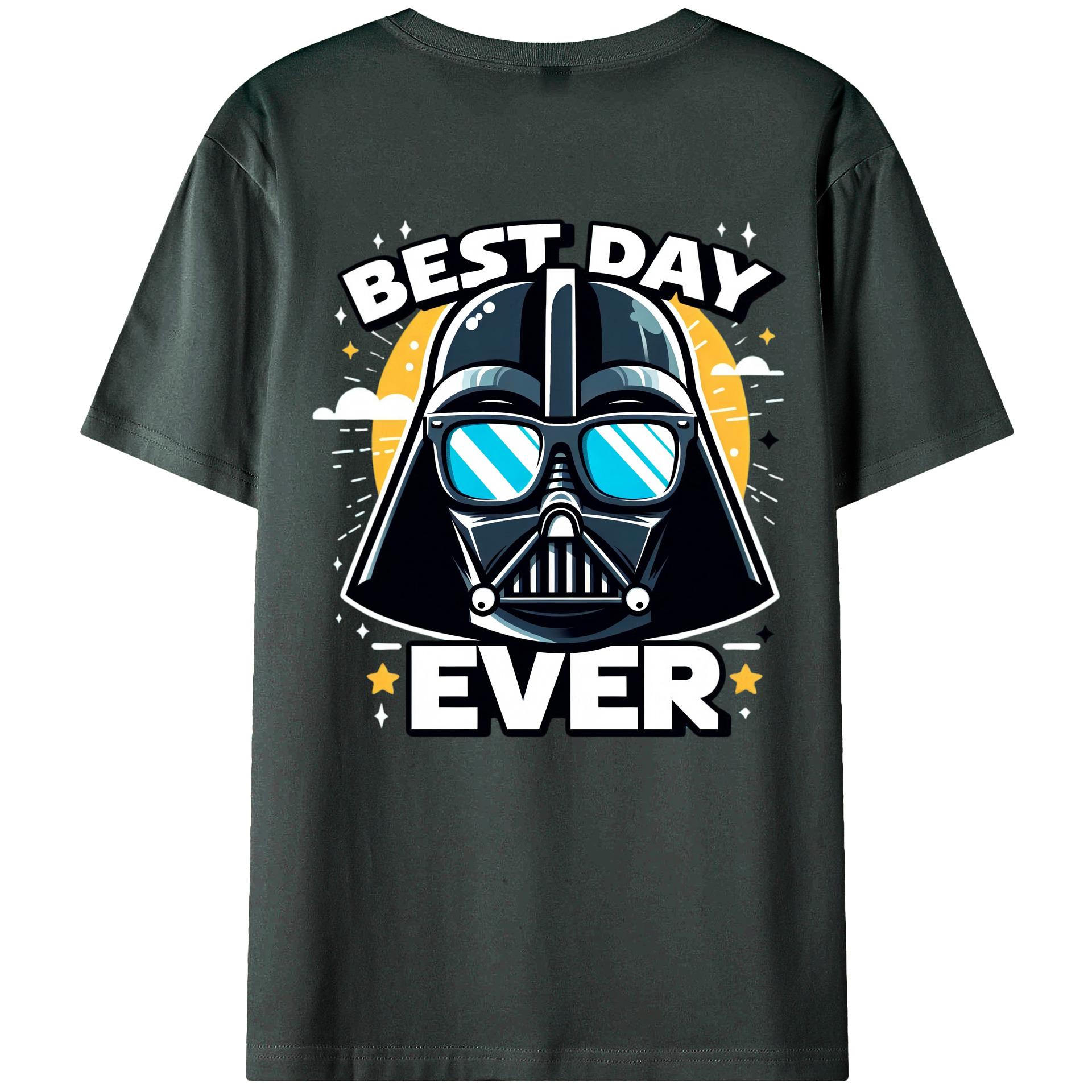 （画像用） スター・ウォーズ Star Wars 綿100％ メンズ半袖Tシャツ（バックプリント） 通気性
